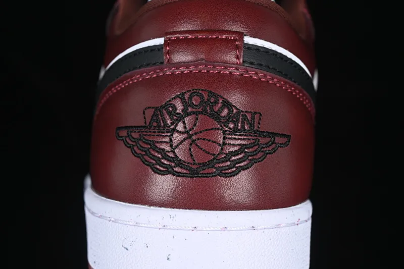 All categories Air Jordan Jordan series basketball shoes Air Jordan 1 Low Air Jordan 1 Low AJ1 Joe 1 white wine red low-top cultural casual sneakers HF3148-102